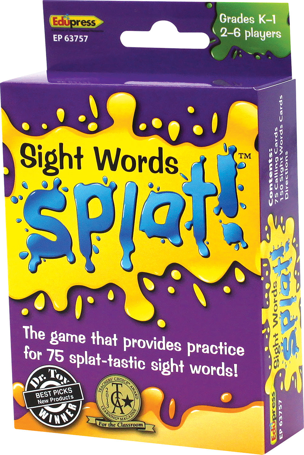 Splat™ Game: Sight Words (Gr. K–1)