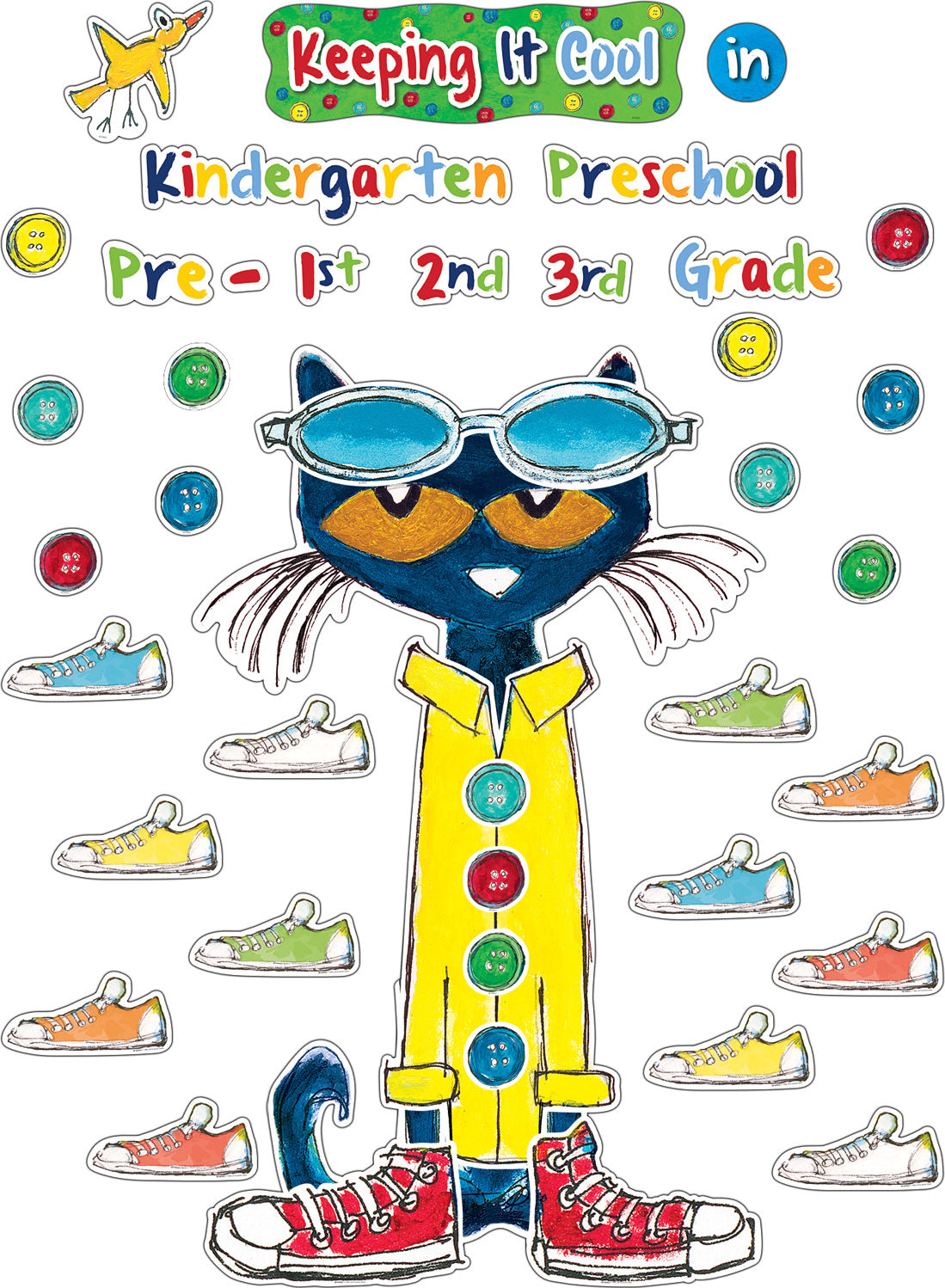 Pete the Cat® Keeping It Cool In… Bulletin Board