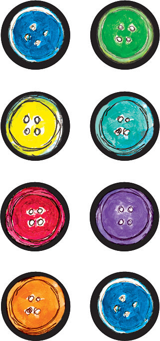 Pete the Cat® Groovy Buttons Mini Stickers