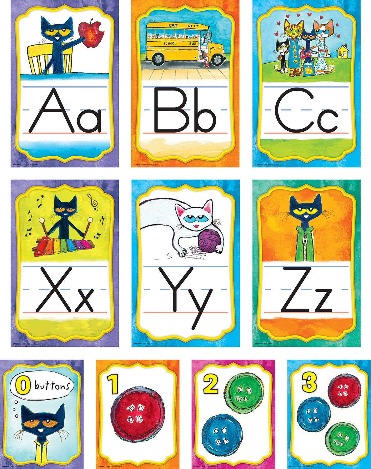 Pete the Cat® Alphabet Bulletin Board