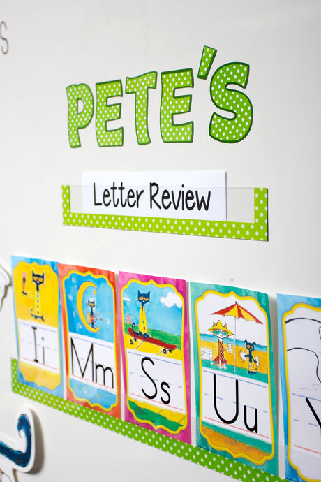 Pete the Cat® Alphabet Bulletin Board