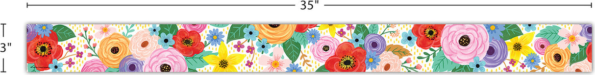 Wildflowers Straight Border Trim