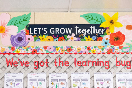 Wildflowers Let's Grow Together Banner