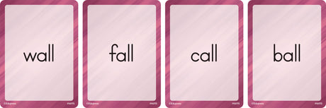 Four Score Card Game: Word Families