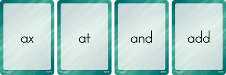 Four Score Card Game: Phonics