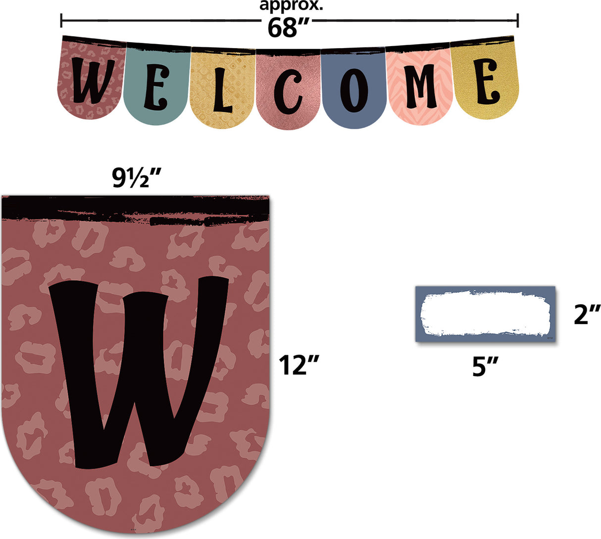 Wonderfully Wild Welcome Bunting Bulletin Board