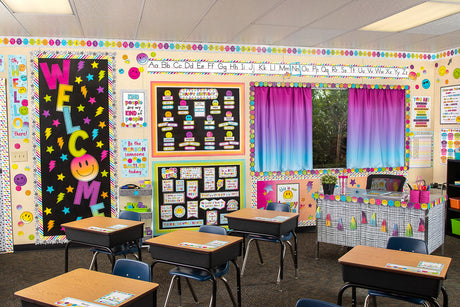 Brights 4Ever Alphabet Line Bulletin Board