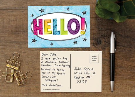 Brights 4Ever Hello Postcards