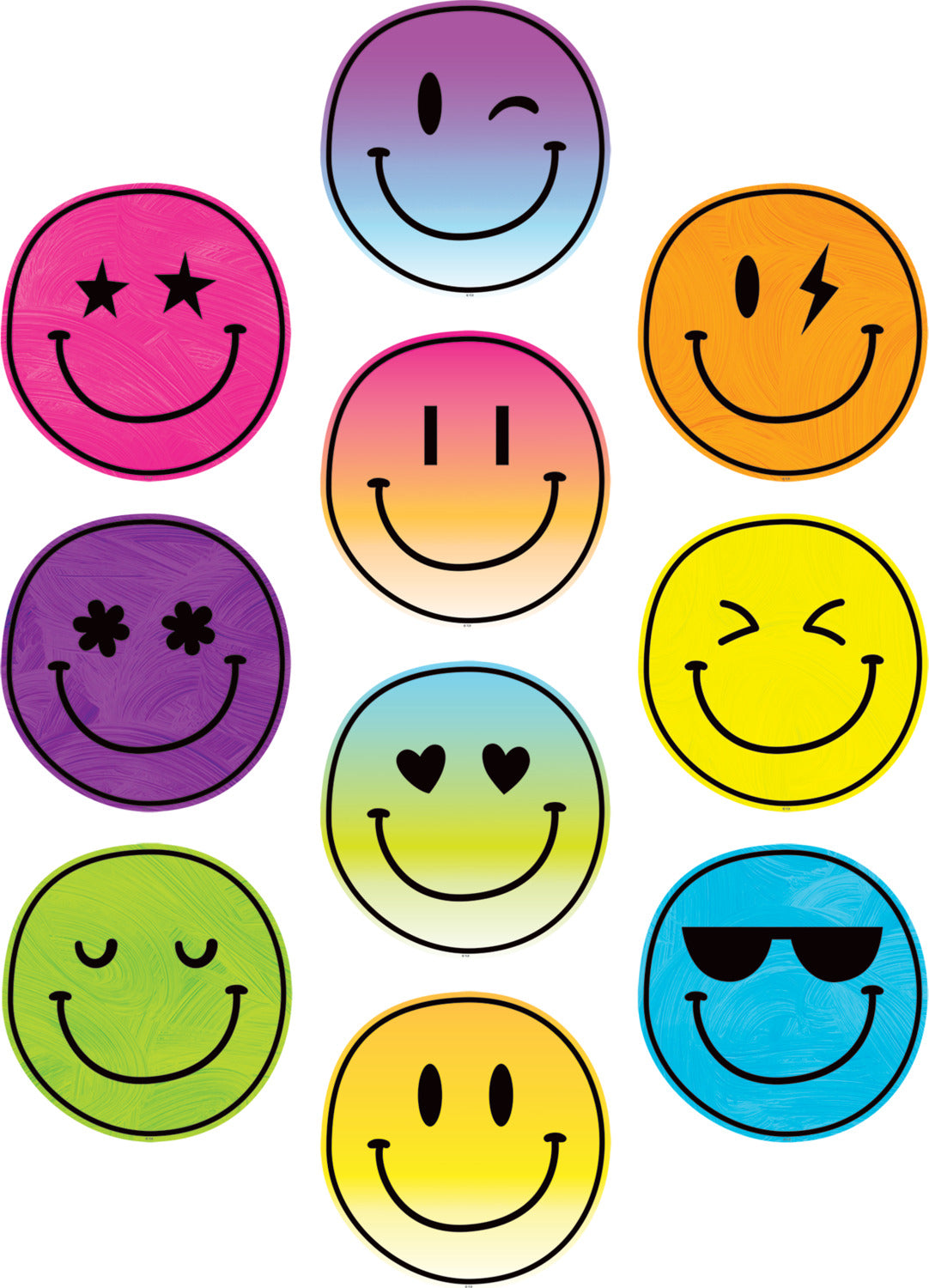 Brights 4Ever Smiley Faces Accents