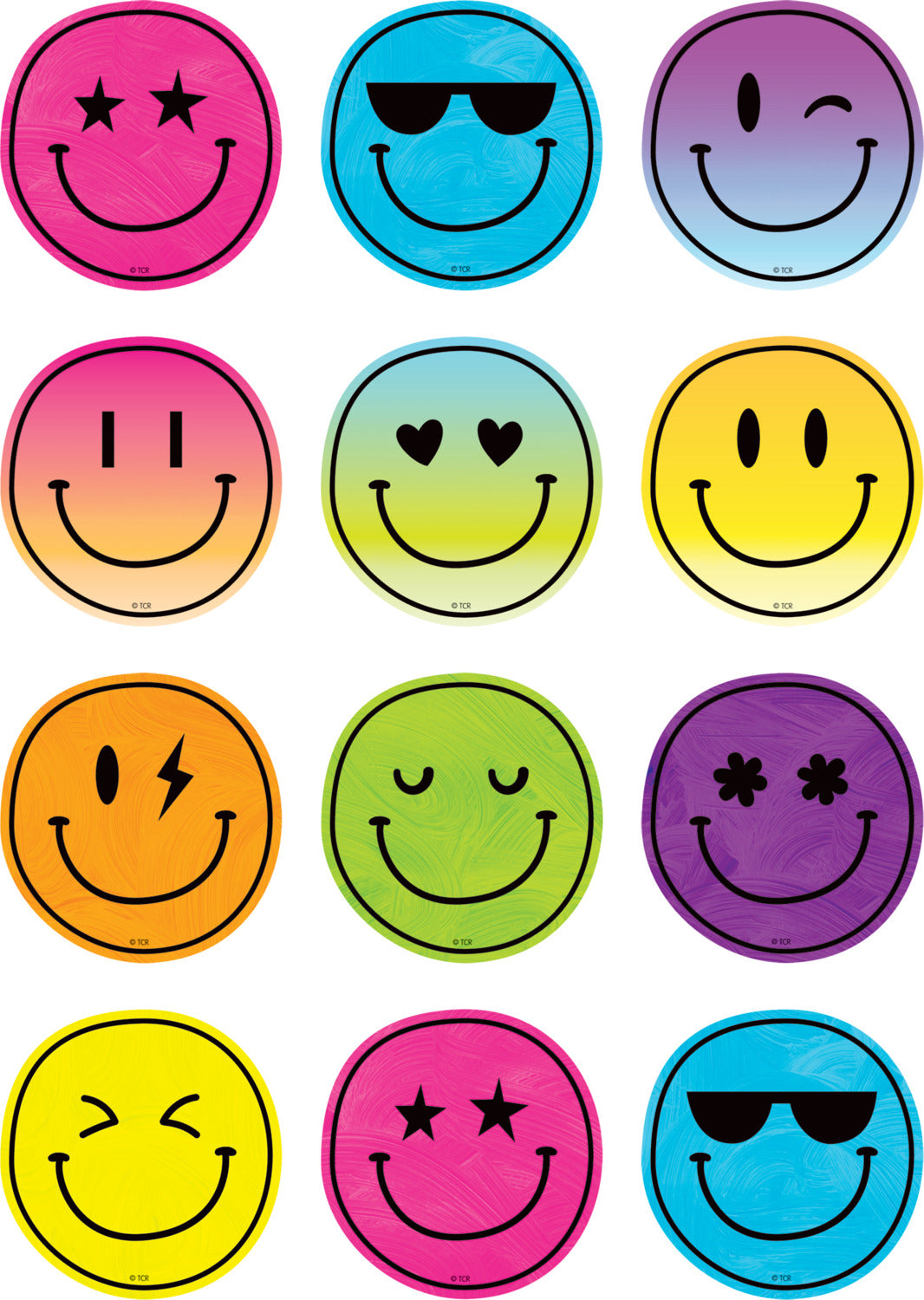 Brights 4Ever Smiley Faces Mini Accents