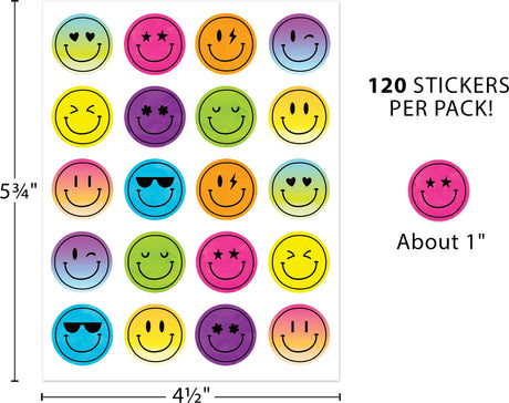 Brights 4Ever Smiley Faces Stickers