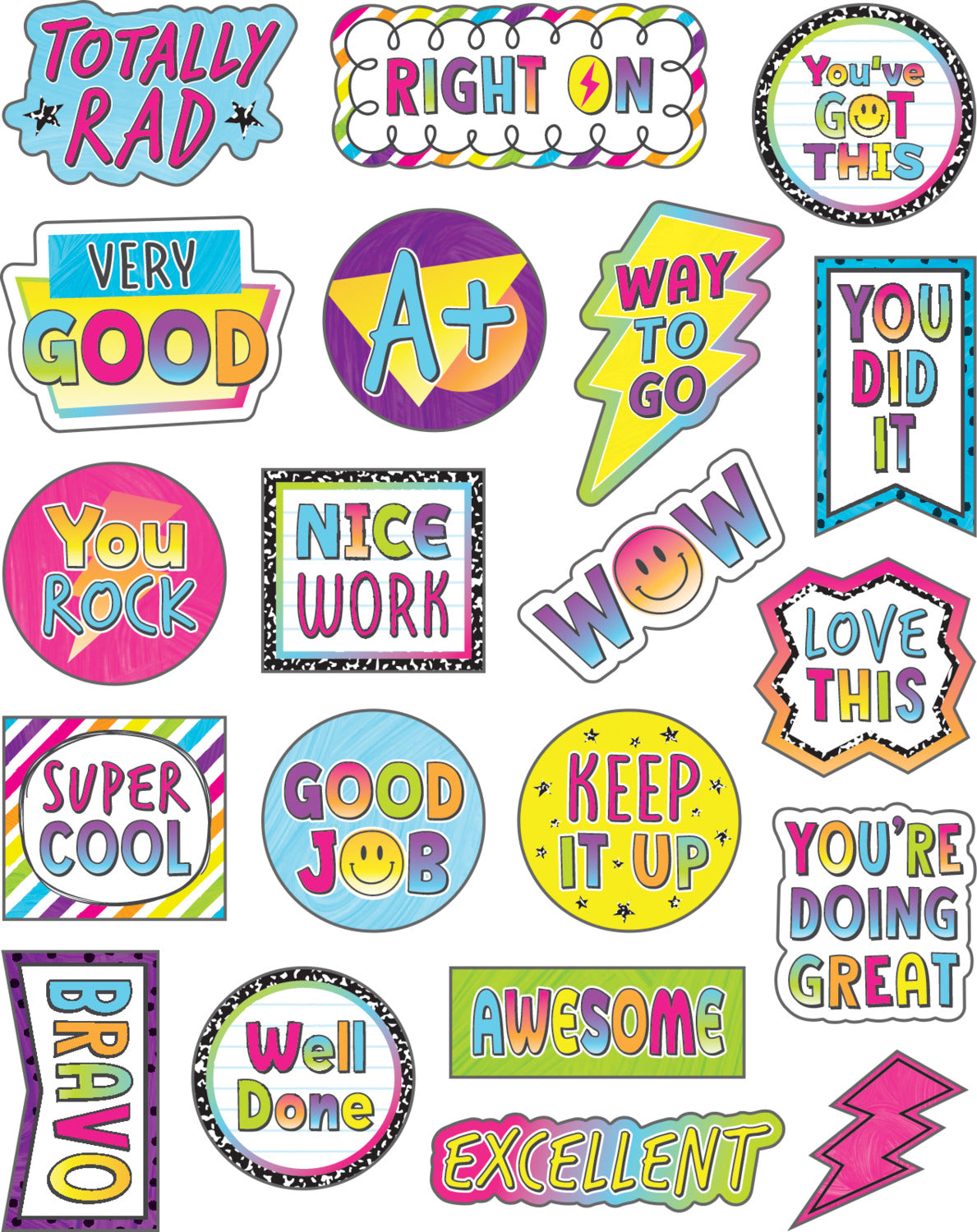 Brights 4Ever Stickers