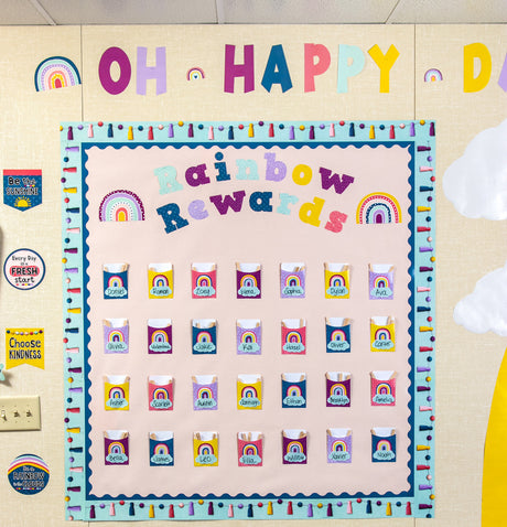 Oh Happy Day 7" Fun Font Letters