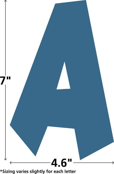 Oh Happy Day 7" Fun Font Letters