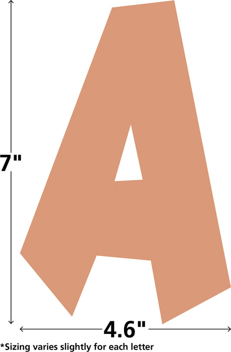 Everyone is Welcome 7" Fun Font Letters