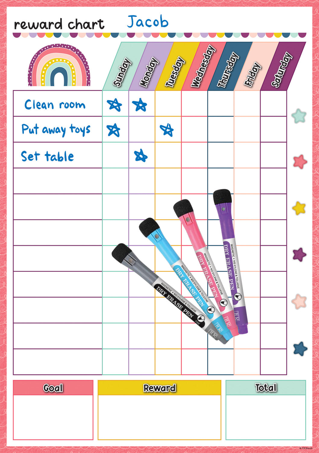 Oh Happy Day Dry-Erase Magnetic Reward Chart