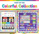 Colorful Numbers 1–100 Chart