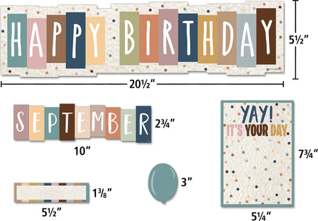 Everyone is Welcome Happy Birthday Mini Bulletin Board