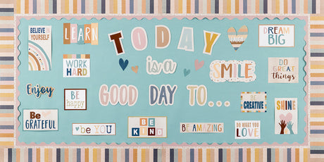 Everyone is Welcome Stripes Straight Border Trim