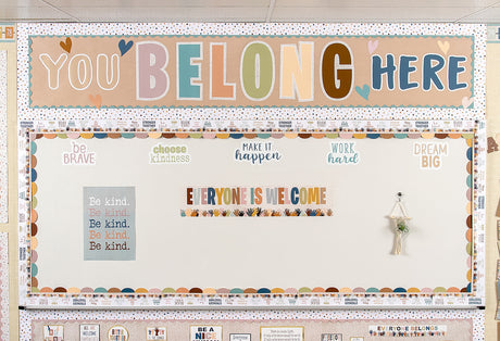 Everyone is Welcome Scalloped Die-Cut Border Trim
