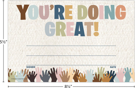 Everyone is Welcome You're Doing Great! Awards