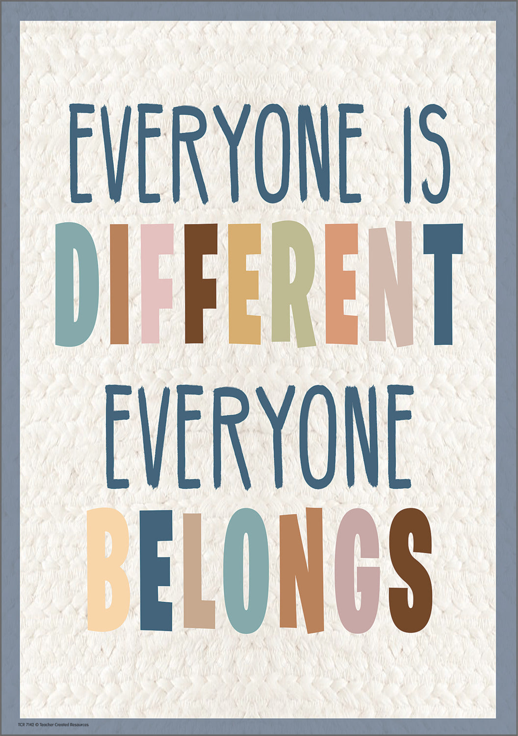 Everyone is Different, Everyone Belongs Positive Poster