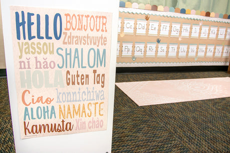Everyone is Welcome Hello Positive Poster