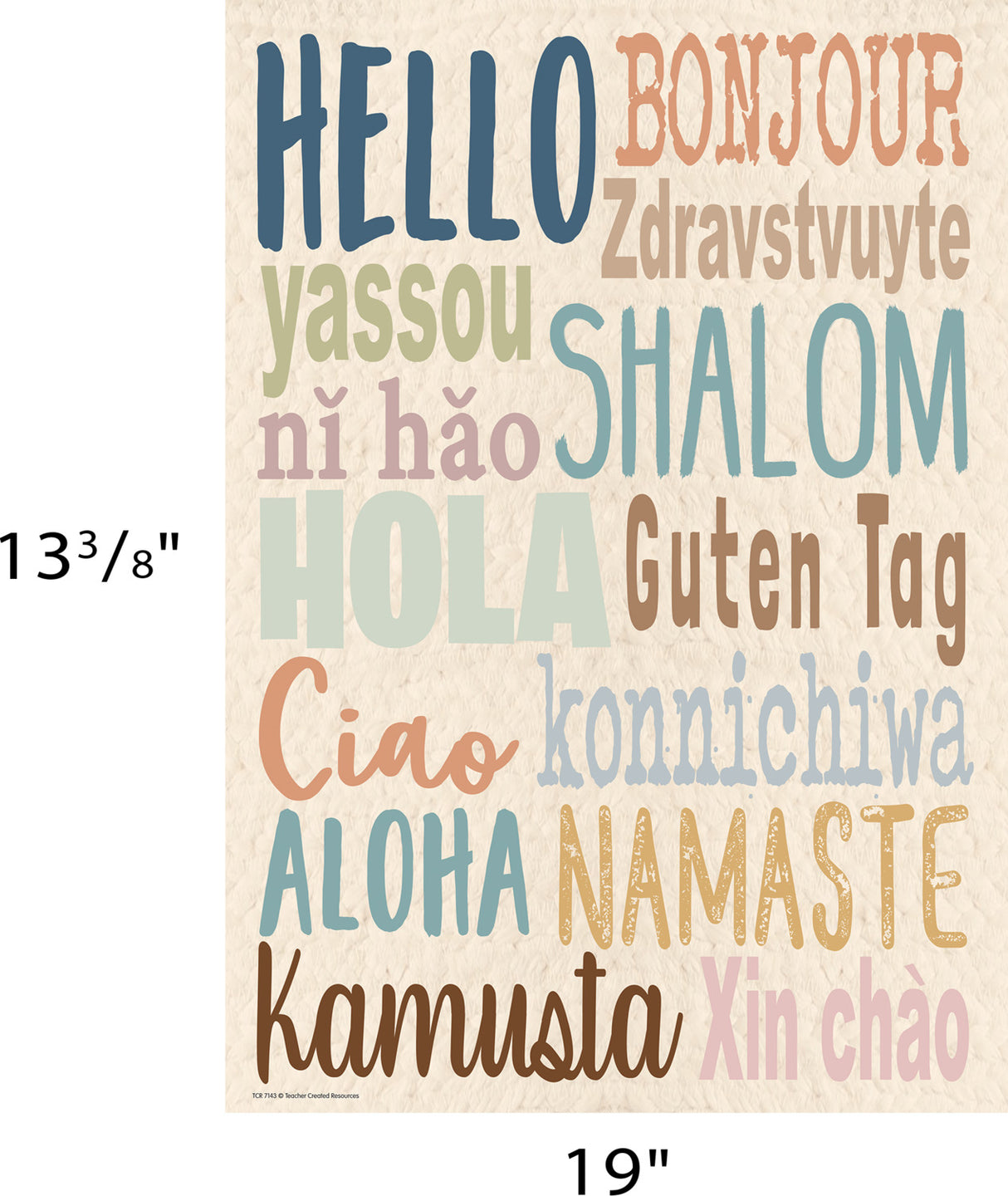Everyone is Welcome Hello Positive Poster