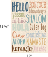 Everyone is Welcome Hello Positive Poster