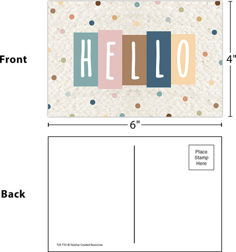 Everyone is Welcome Hello Postcards