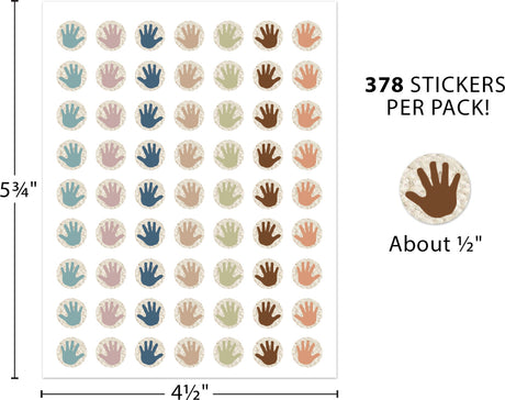 Everyone is Welcome Helping Hands Mini Stickers