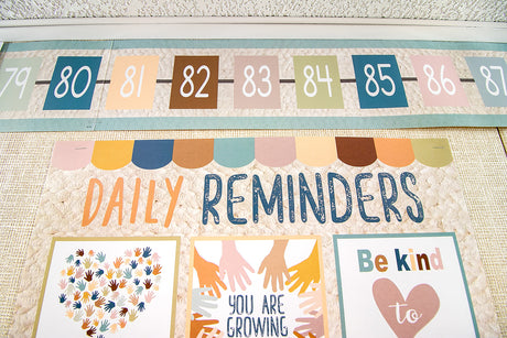 Everyone is Welcome Number Line (-20 to +120) Bulletin Board