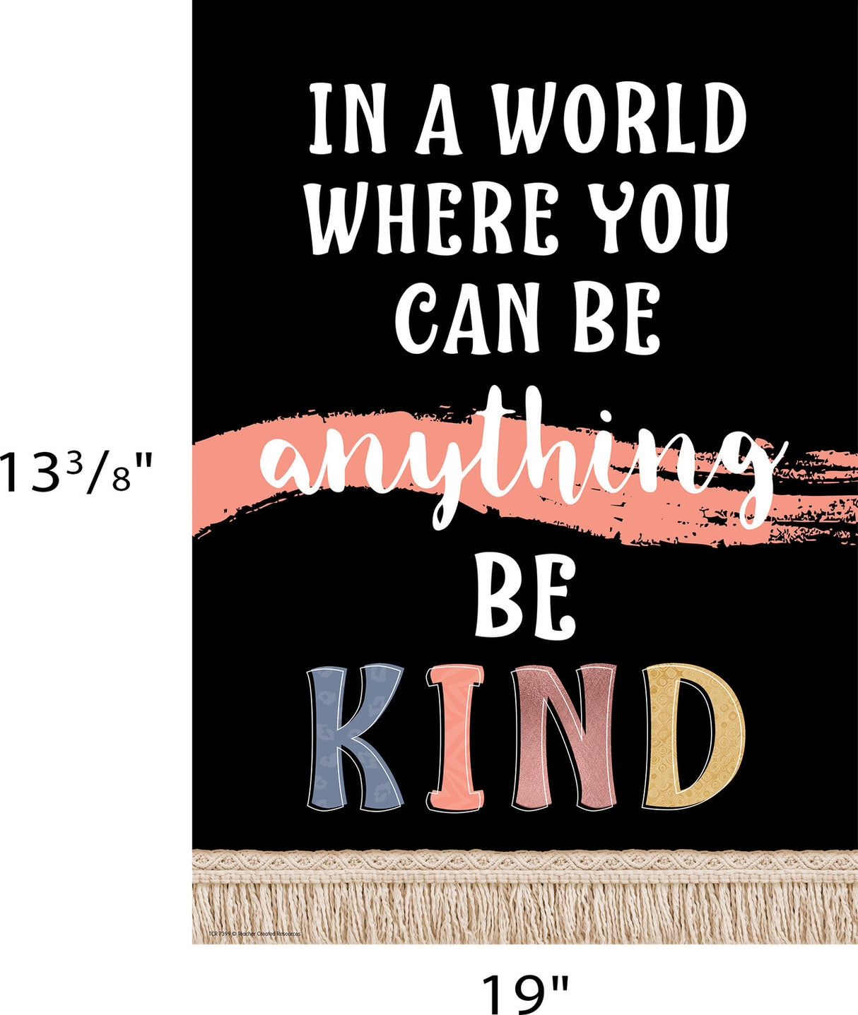 Wonderfully Wild Be Kind Positive Poster