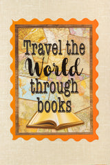 Travel the World Through Books Positive Poster