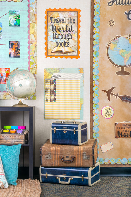 Travel the World Through Books Positive Poster