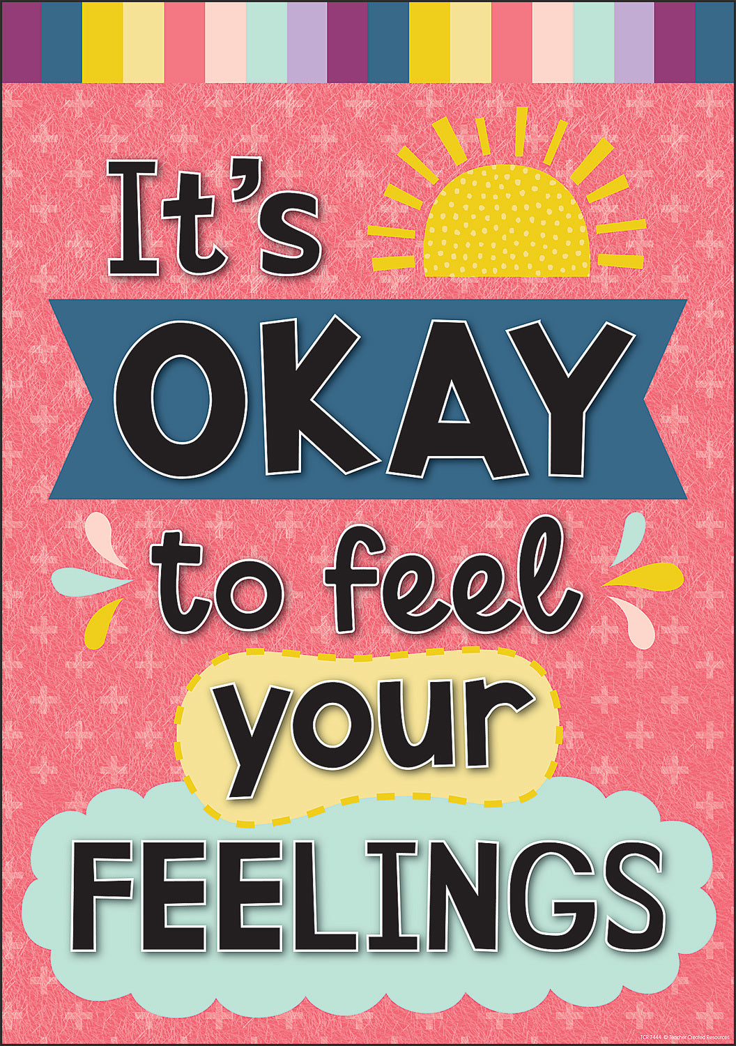 It's Okay to Feel Your Feelings Positive Poster