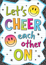 Let's Cheer Each Other On Positive Poster