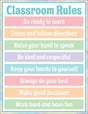 Pastel Pop Classroom Rules Chart