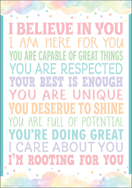 I Believe In You Positive Poster