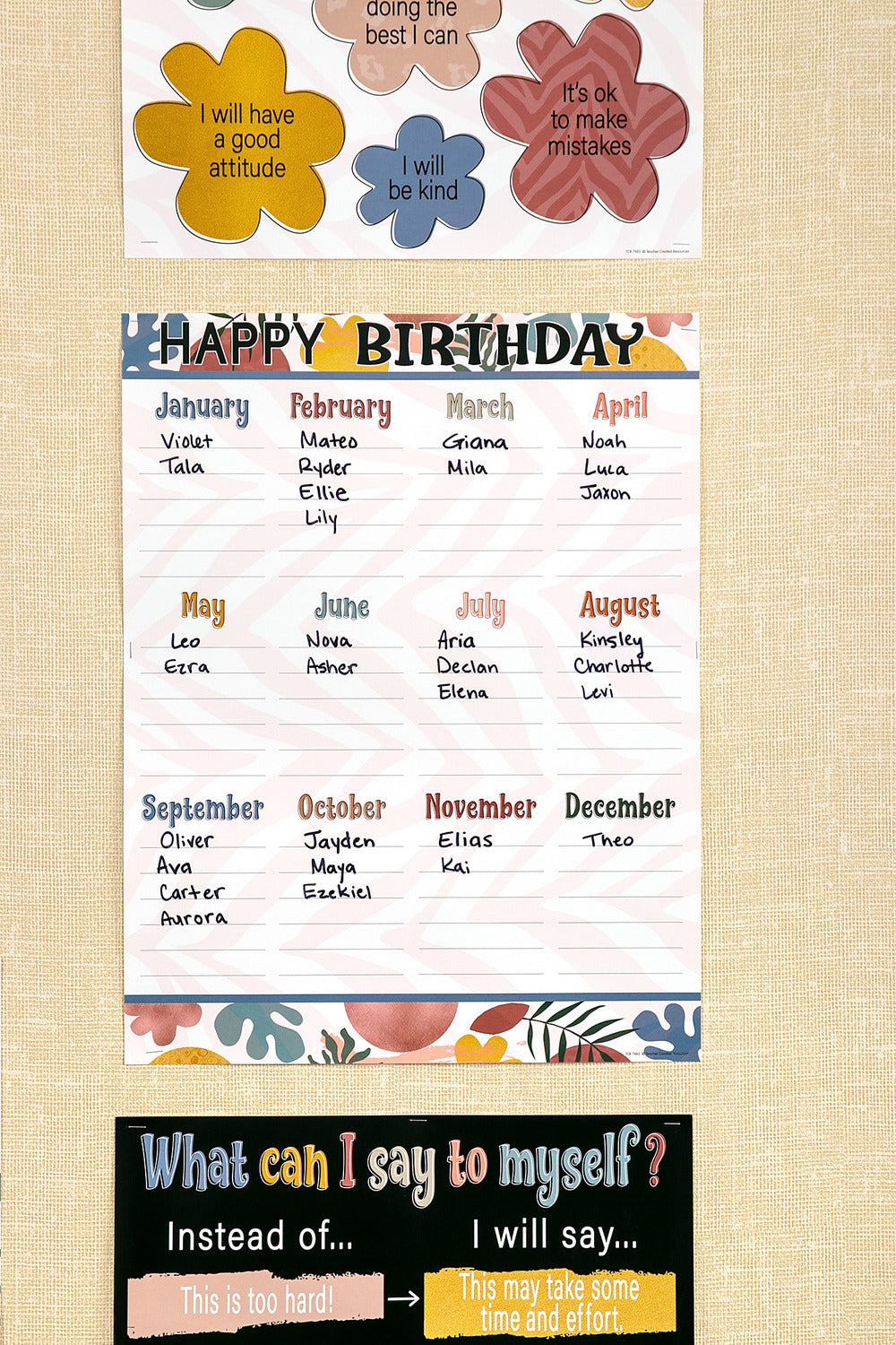 Wonderfully Wild Happy Birthday Chart