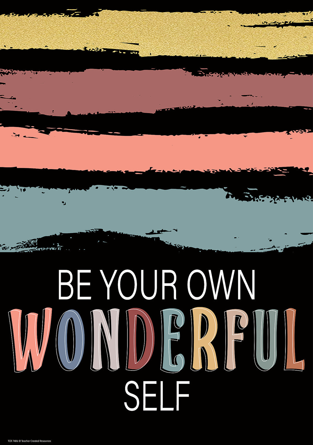 Be Your Own Wonderful Self Positive Poster