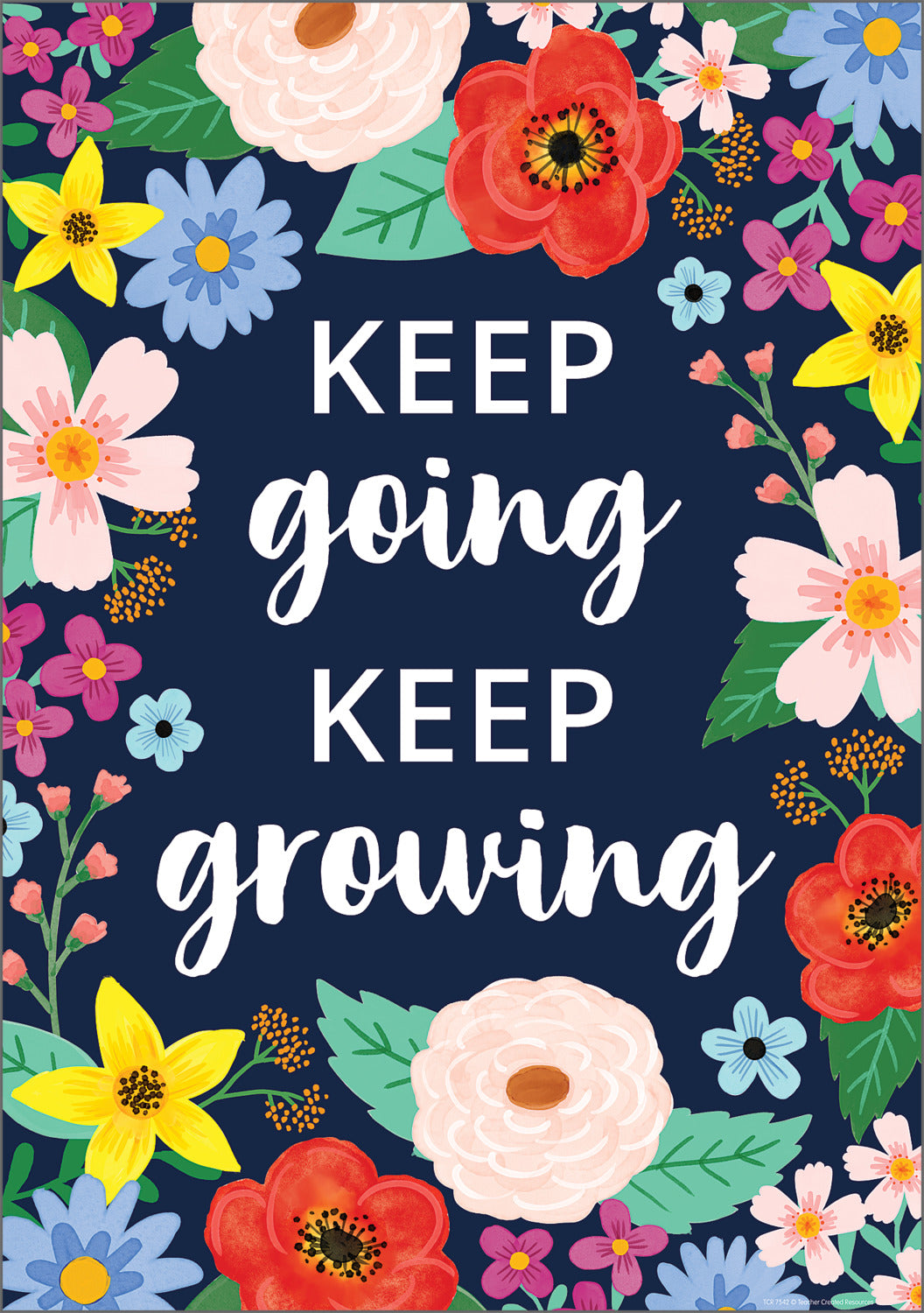 Keep Going, Keep Growing Positive Poster