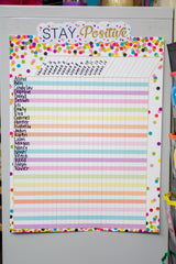 Confetti Incentive Chart