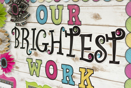 5" Bling Letters with Colorful Jewels
