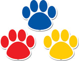 Colorful Paw Prints Magnetic Accents