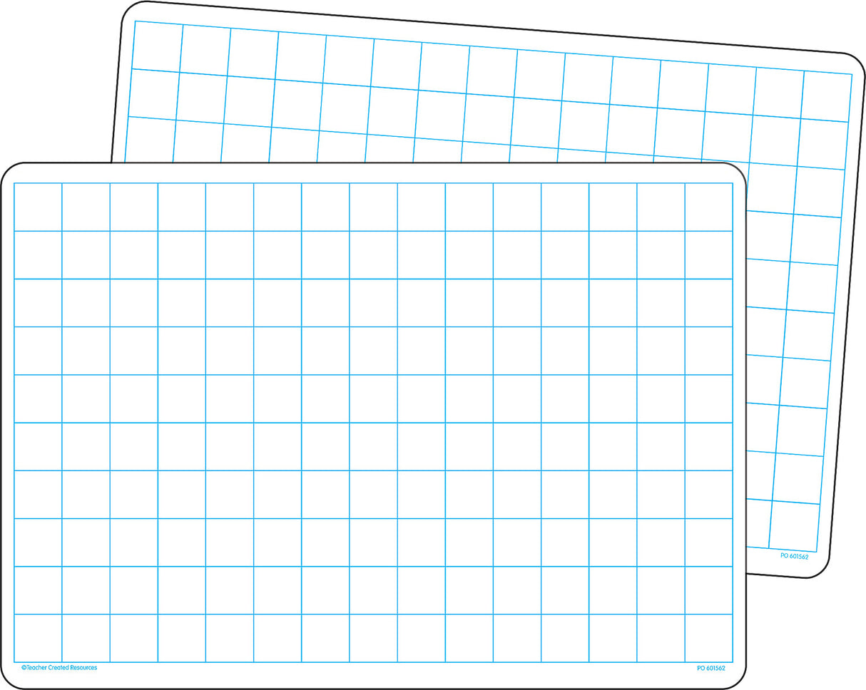 Double-Sided Math Grid Dry Erase Boards