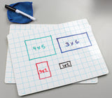 Double-Sided Math Grid Dry Erase Boards