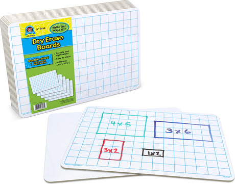 Double-Sided Math Grid Dry Erase Boards