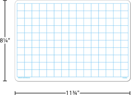 Double-Sided Math Grid Dry Erase Boards