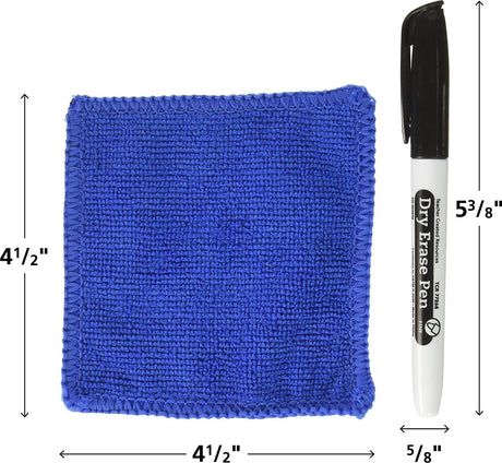 Dry Erase Pens & Microfiber Towels